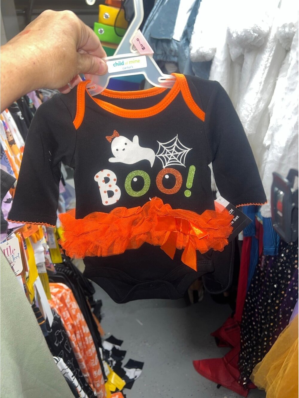 Girls Halloween outfit size 0/3 months